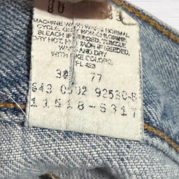 LEVI'S 518 Vintage Y2K Superlow Denim Jeans Size 3 JR Short - Picture 5 of 6